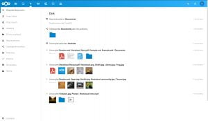 Aktywność na plikach w systemie NextCloud